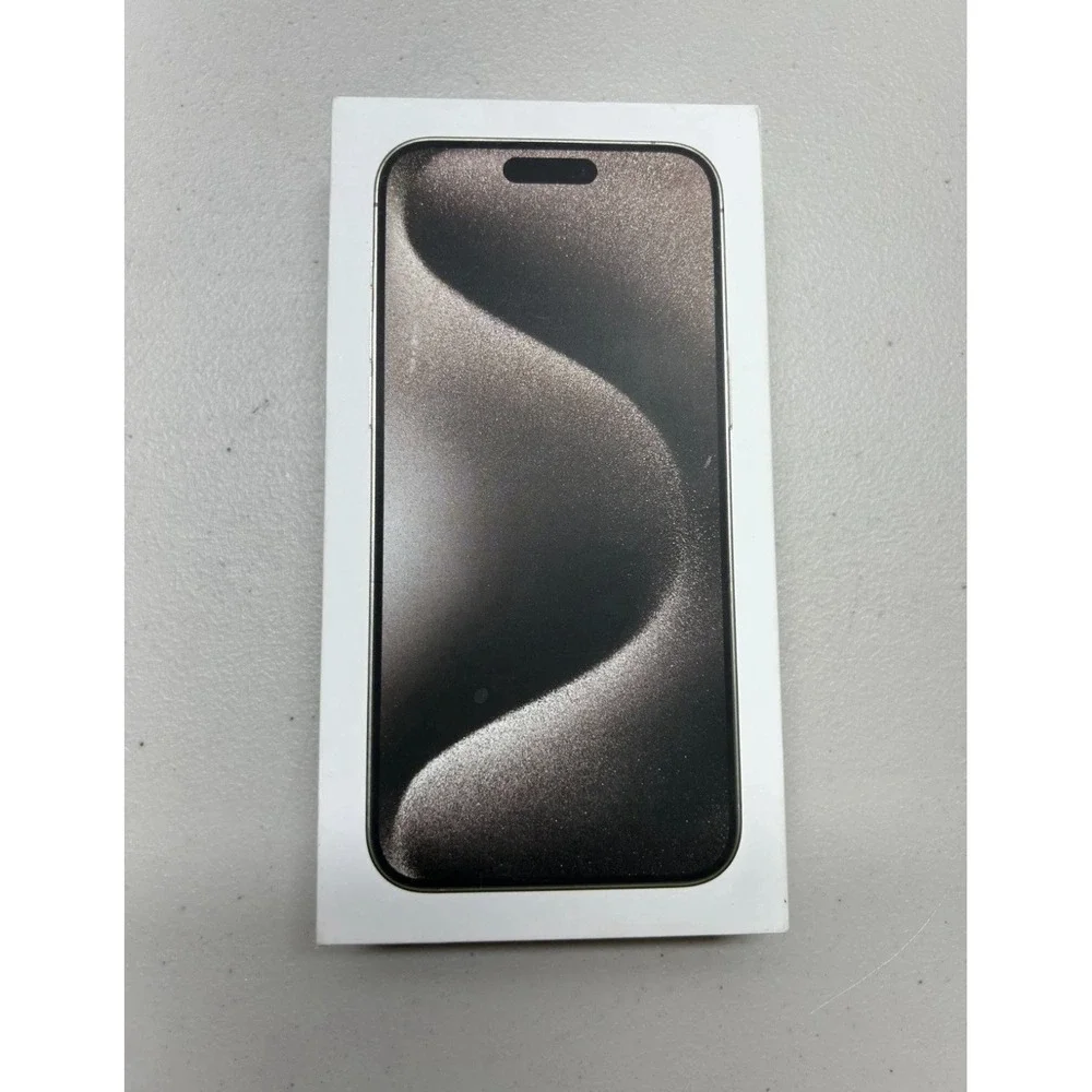Apple iPhone 15 Pro Max Natural Titanium 256GB Empty Box ONLY A2849